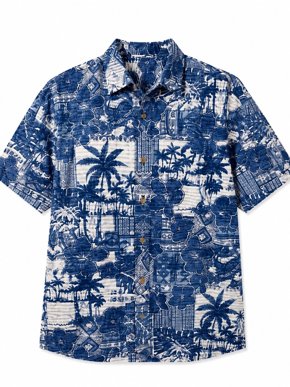 Men’s Hibiscus Aloha Button Shirt